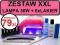 LUX zestaw XXL LAMPA UV 36W + 6X Lakiery Hybrydowe