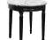 stolik czarny blat marmurowy nr. 0734