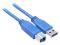 Kabel USB 3.0 A-B 3 Nowy 24H niebieski