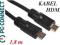 KABEL DO MONITORA HDMI(19PIN) M/M 1.8M