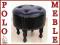 STYLOWA KOLONIALNA PUFA TABORET SIEDZISKO