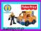 FISHER IMAGINEXT POJAZDY MIEJSKIE LAWETA BDY54