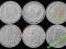 50 FRANKÓW BELGIA 1958/60 ROK Ag LOT 6 MONET !!15