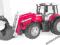 BRUDER Massey Fergison 7480 ciągnik z ładowaczem