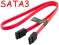 Kabel HDD SATA3 -&gt; SATA 3 prosty 0.6m zatrzask