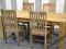 OUTLET MEBLOWY- STÓŁ LITE DREWNO 4 KRZESŁA