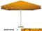 Parasol ogrodowy BALI 3 x 3m + podstawa 100%PL