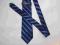 Krawat jedwabny piękny, paski, prążki, NAUTICA