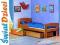 KOMPAKTOWE Łóżko dziecięce GRZEŚ 160x70 Łóżka
