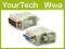 Adapter przejściówka DVI na VGA żeński Wwa