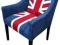 KRZESŁA KRZESŁO LION FLAGA ANGIELSKA