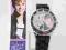 Justin Bieber zegarek na rękę NOWY- W POLSCE