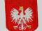 Aplikacja termo POLSKA godło  czerwony napi Anpoli