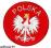 Aplikacja termo POLSKA Okrągła Anpoli