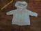 bialy sliczny swetrek dla niemowlaka roz 0-3 mies
