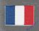 FRANCJA flaga TERMO naszywka od MOTOHAFT France