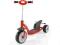 Hulajnoga trójkołowa CRAZY dla dziecka czerwona