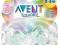 Avent smoczek uspok. 0-6m silikon 2szt transparent