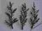 (29) średnie choinki do bombek 3D_ 2 szt