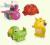 Canpol zabawki do kąpieli Ogród 4 szt. z torebką