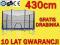TRAMPOLINA OGRODOWA 430cm 14FT Z DRABINKĄ SIATKĄ