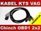 Kabel KTS (chinch) OBD1 2x2 VAG do 1996 NAJTANIEJ