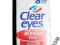 CLEAR EYES krople do oczu.Likwidują suchość oka.