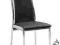 Krzesło H-171 CZARNO BIAŁY STAL CHROMOWANA Krzesło H-171 CZARNO BIAŁY STAL CHROMOWANA