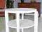 Stolik drewniany_ biały_shabby chic_prowansja
