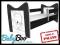 Łóżko JUNIOR DELUX BABY BOO 140X70 materac  PK