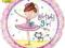 Balon foliowy BALETNICA Birthday Girl 45 cm