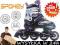 ROLKI regulowane SPOKEY dzieci CARBON r.38-41