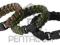 BRANSOLETKA LINKA PARACORD FASTEX SURVIVAL  BLACK
