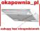 CIARKO Z  Biały+INOX 50/60 cm **** LED/FILTRY/RURY