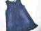 NEXT MIĘCIUTKA SUKIENKA JEANSOWA KOKARDKI 1-1,5L