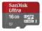 SANDISK MICRO SD 16GB ULTRA ANDROID + ADAPTER Wysy