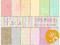Papier do scrapbookingu PASTEL 30,5x30,5 cm - zest