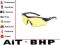 OKULARY OCHRONNE MSA RACERS BURSZTYNOWE JASNE N5