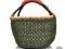 DUŻY KOSZ Z UCHEM GHANA ZAKUPY PIKNIK afrykański
