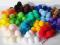 JolaDecor POMPON POMPONY 10 SZT /14 KOL
