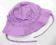 *H&amp;M* _ KAPELUSZ _ TROCZKI _ fiolet _ 74