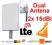 Antena PANELOWA 2x15dBi DUAL LTE /UMTS/HSDPA/HSPA+