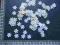 scrapki śnieżynki nr1 - 1,6cm - 150szt/1,90zł