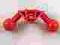 41670 Red Bionicle Ball Joint 4 x 4 x 2 90 Degree