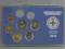 KASETKA Z GRECKIMI MONETAMI Z 1976-UNC