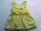 ROCHA ŻÓŁTA SUKIENKA FALBANKI 18-24M 86/92 CM