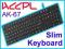 Klawiatura Ultra Slim Art AK67 USB Płaska