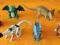 Figurki dinozaurów - zestaw