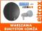 ZESTAW SATELITA CZASZA 90CM KONWERTER SINGLE 8883
