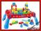 MEGA BLOKS EDUKACYJNY STOLIK Z KLOCKAMI !!!!!!!!!!